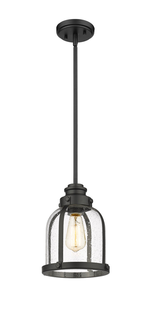 Z-Lite 337MP-MB Burren One Light Mini Pendant, Matte Black Main Image.jpg