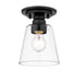 Z-Lite 428F1-MB Annora One Light Flush Mount, Matte Black Main Image.jpg