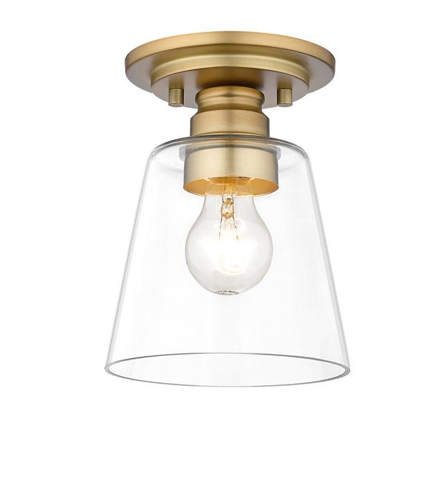 Z-Lite 428F1-OBR Annora One Light Flush Mount, Olde Brass Main Image.jpg