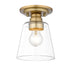 Z-Lite 428F1-OBR Annora One Light Flush Mount, Olde Brass Main Image.jpg