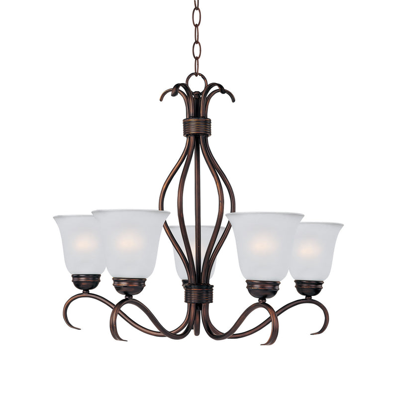 Maxim 10125FTOI Basix Five Light Chandelier, Oil Rubbed Bronze Main Image.jpg