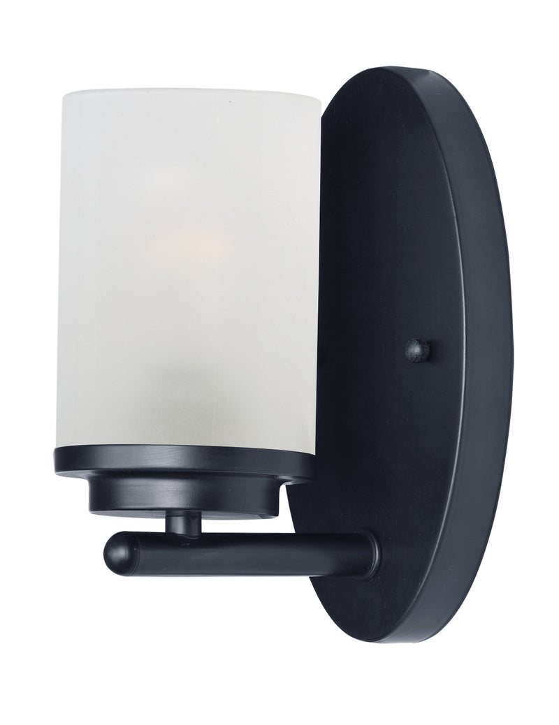Maxim 10211FTBK Corona One Light Bath Vanity, Black Main Image.jpg