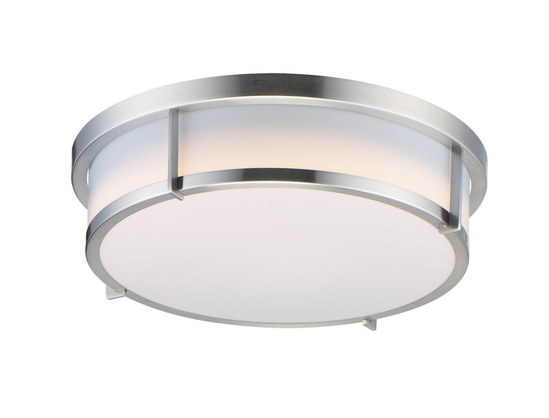 Maxim 10272WTSN Rogue E26 Two Light Flush Mount, Satin Nickel Main Image.jpg
