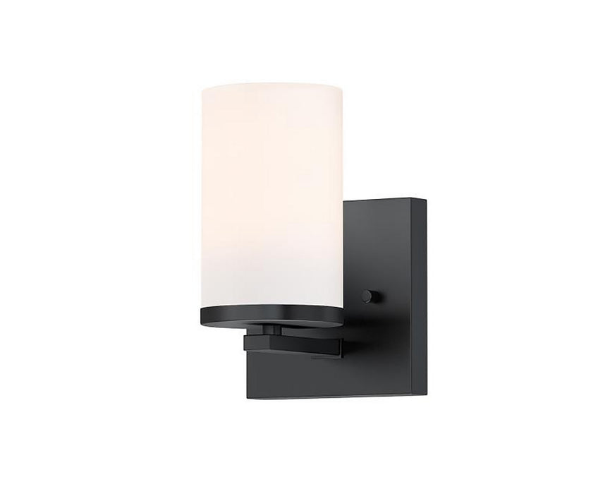 Maxim 10281SWBK Lateral One Light Wall Sconce, Black Main Image.jpg