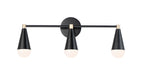 Maxim 11263BKSBR Lovell Three Light Bath Vanity, Black / Satin Brass Main Image.jpg