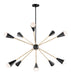 Maxim 11268BKSBR/BUL Lovell LED Pendant, Black / Satin Brass Main Image.jpg