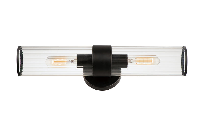 Maxim 11472CRBK Crosby Two Light Wall Sconce, Black Main Image.jpg
