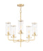 Maxim 11475CRSBR Crosby Five Light Chandelier, Satin Brass Main Image.jpg