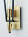Maxim 11651BKSBR Wings One Light Wall Sconce, Black / Satin Brass Alternate Image 3.jpg