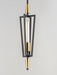 Maxim 11653BKSBR Wings One Light Pendant, Black / Satin Brass Alternate Image.jpg