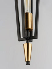 Maxim 11653BKSBR Wings One Light Pendant, Black / Satin Brass Alternate Image 2.jpg