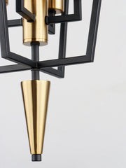 Maxim 11654BKSBR Wings Four Light Pendant, Black / Satin Brass Alternate Image 3.jpg