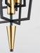 Maxim 11654BKSBR Wings Four Light Pendant, Black / Satin Brass Alternate Image 3.jpg