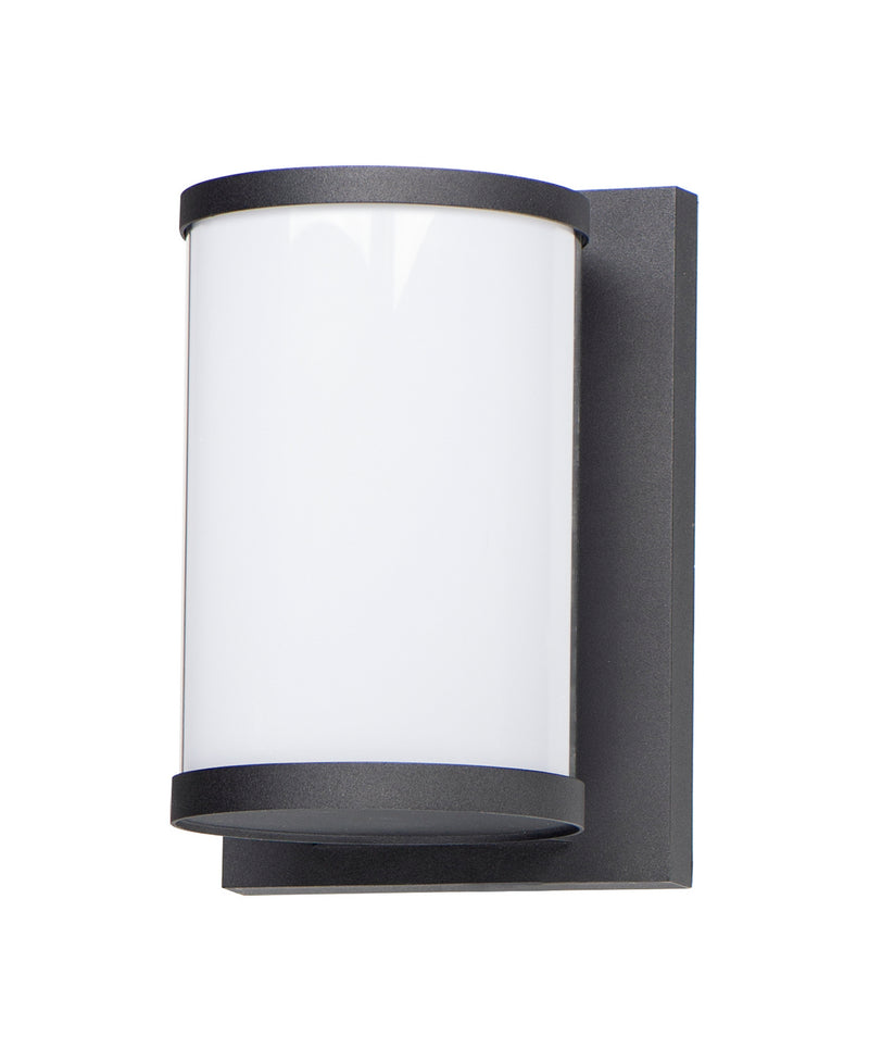 Maxim 52126WTBK Barrel LED Outdoor Wall Sconce, Black Main Image.jpg
