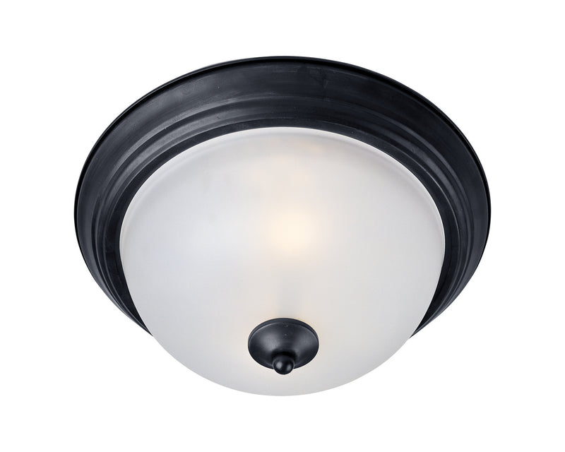 Maxim 5841FTBK Essentials - 584x Two Light Flush Mount, Black Main Image.jpg