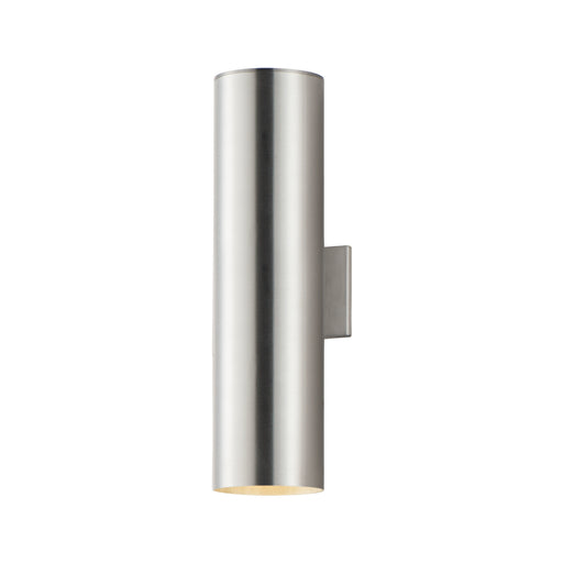 Maxim 86405AL Outpost LED Outdoor Wall Sconce, Brushed Aluminum Main Image.jpg