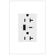 adorne® ARTRUSB206ACW4 20A Tamper-Resistant Ultra-Fast USB Type-A/C Outlet, White Main Image.jpg