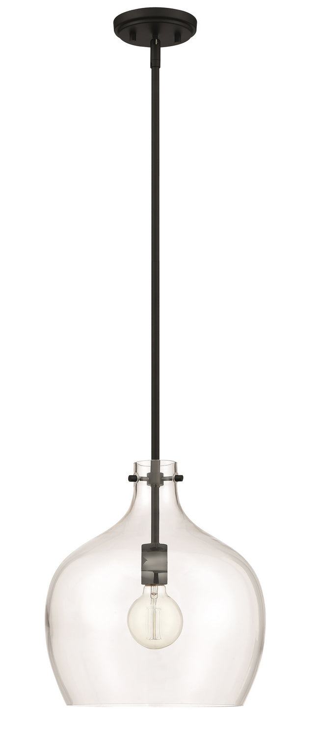 Millennium 2071-MB One Light Pendant, Matte Black Main Image.jpg