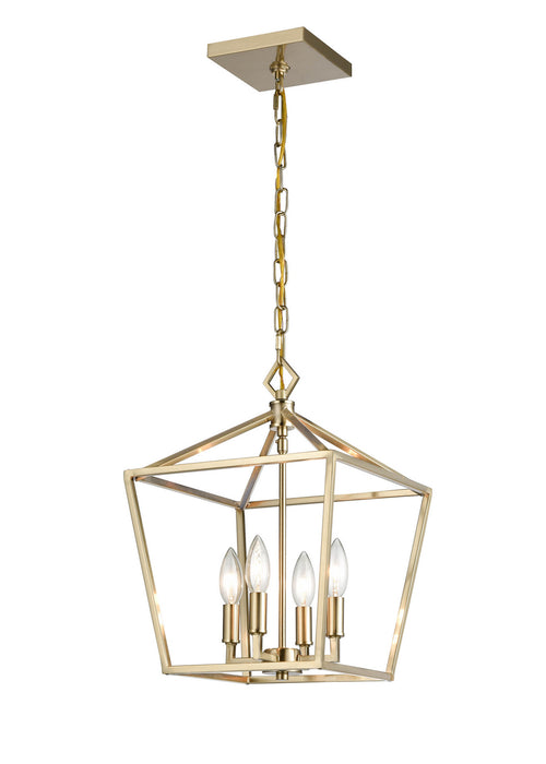 Millennium 3234-MG Four Light Pendant, Modern Gold Main Image.jpg