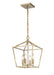 Millennium 3234-MG Four Light Pendant, Modern Gold Main Image.jpg