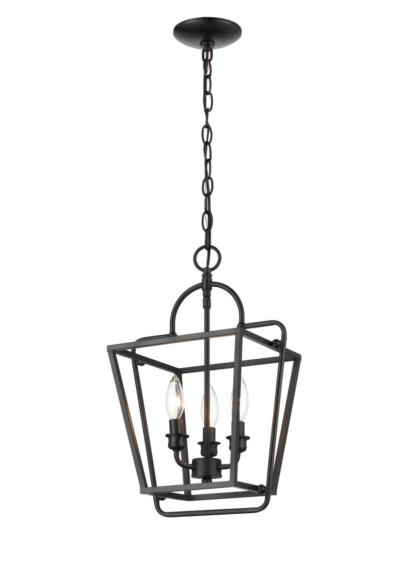 Millennium 3236-MB Three Light Pendant, Matte Black Main Image.jpg