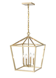 Millennium 3244-MG Four Light Pendant, Modern Gold Main Image.jpg