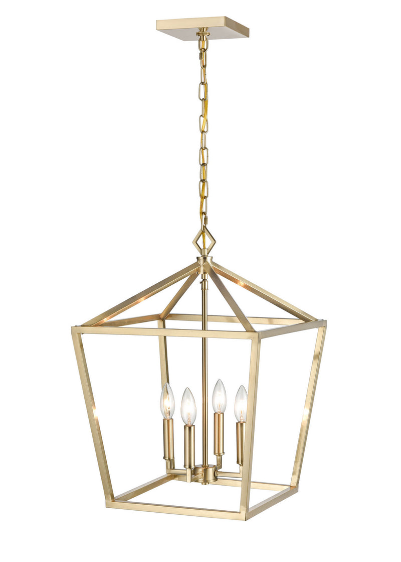 Millennium 3244-MG Four Light Pendant, Modern Gold Main Image.jpg