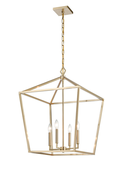 Millennium 3254-MG Four Light Pendant, Modern Gold Main Image.jpg