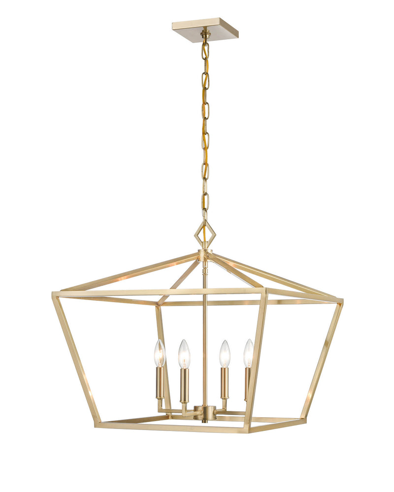 Millennium 3294-MG Four Light Pendant, Modern Gold Main Image.jpg
