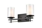 Millennium 5502-MB Huderson Two Light Wall Sconce, Matte Black Main Image.jpg