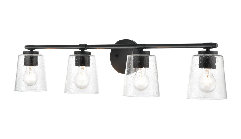 Millennium 8114-MB Four Light Vanity, Matte Black Main Image.jpg