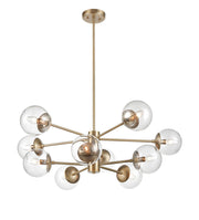 Millennium 8150-MG Avell Ten Light Chandelier, Modern Gold Main Image.jpg