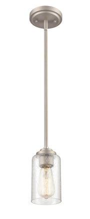 Millennium 9601-SN Moven One Light Mini Pendant, Satin Nickel Main Image.jpg