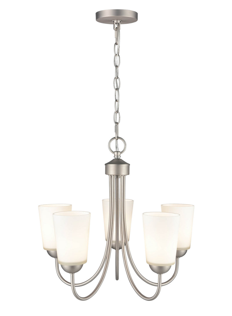 Millennium 9805-SN Ivey Lake Five Light Chandelier, Satin Nickel Main Image.jpg