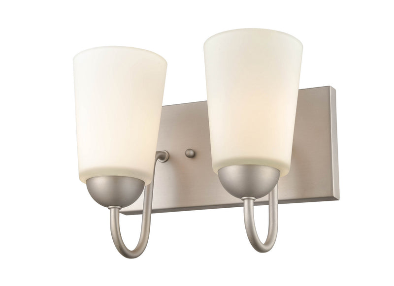 Millennium 9812-SN Ivey Lake Two Light Vanity, Satin Nickel Main Image.jpg
