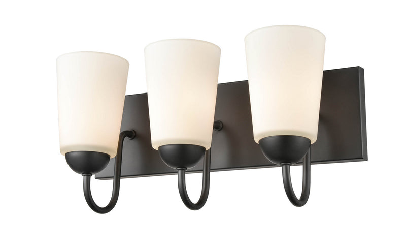 Millennium 9813-MB Ivey Lake Three Light Vanity, Matte Black Main Image.jpg