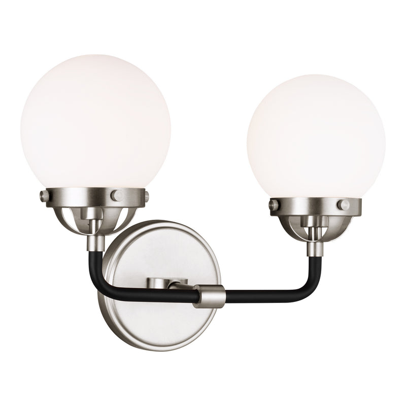 Visual Comfort Studio 4487902-962 Cafe Two Light Wall / Bath, Brushed Nickel Main Image.jpg