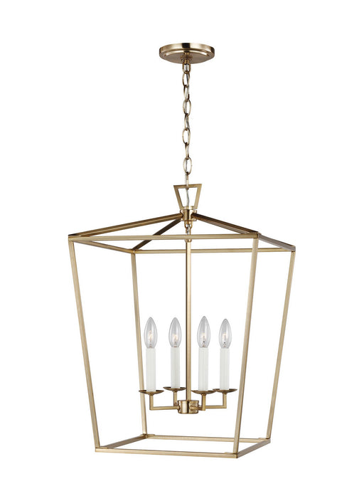 Visual Comfort Studio 5392604-848 Dianna Four Light Lantern, Satin Brass Main Image.jpg