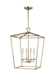 Visual Comfort Studio 5392604EN-848 Dianna Four Light Lantern, Satin Brass Main Image.jpg