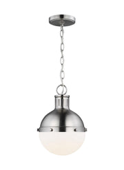 Visual Comfort Studio 6177101-962 Hanks One Light Mini Pendant, Brushed Nickel Main Image.jpg