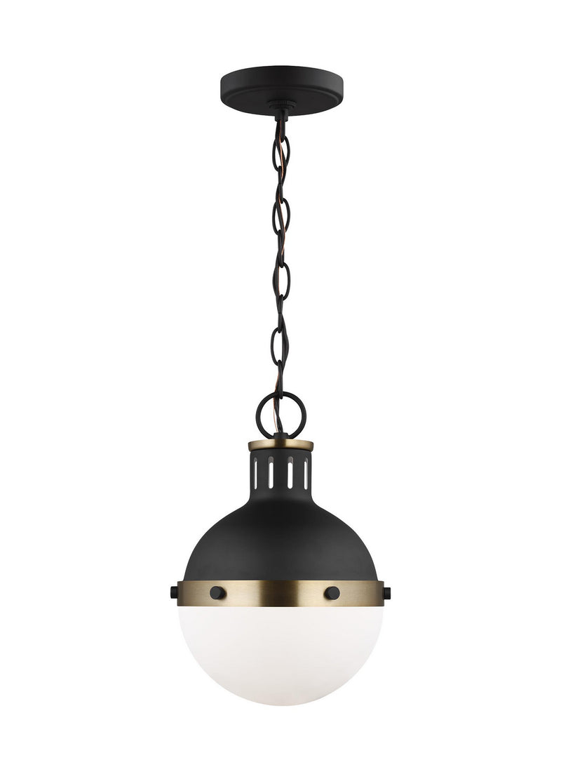 Visual Comfort Studio 6177101EN3-112 Hanks One Light Mini Pendant, Midnight Black Main Image.jpg