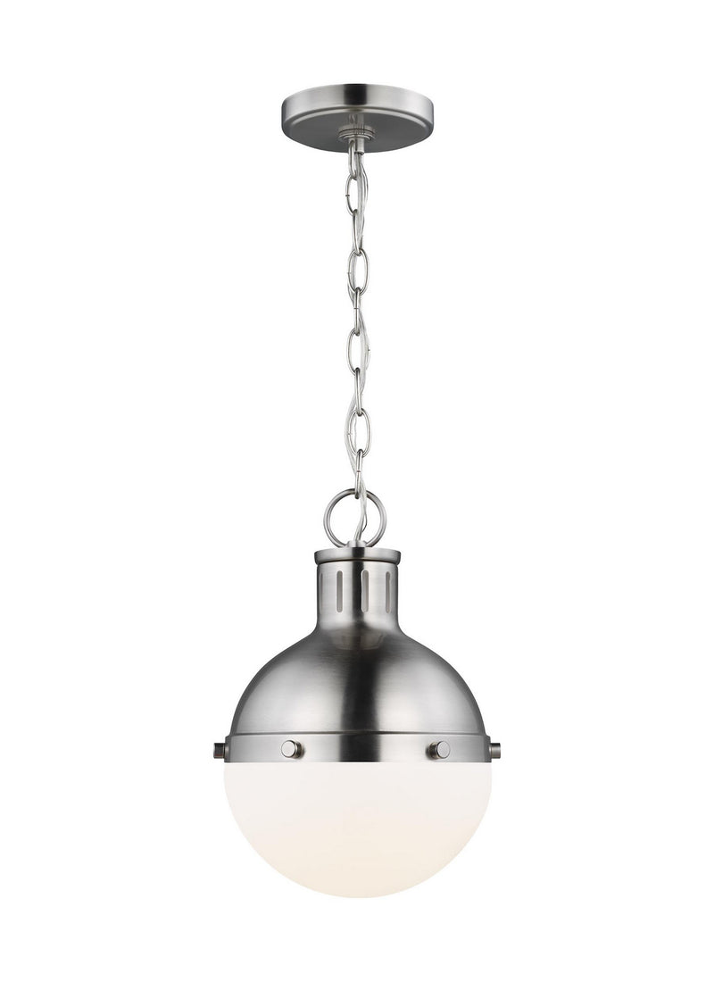 Visual Comfort Studio 6177101EN3-962 Hanks One Light Mini Pendant, Brushed Nickel Main Image.jpg