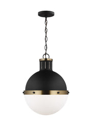 Visual Comfort Studio 6577101EN3-112 Hanks One Light Pendant, Midnight Black Main Image.jpg