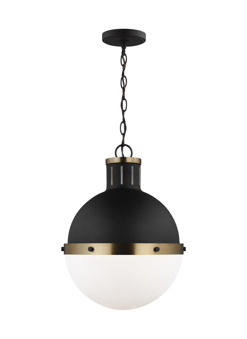 Visual Comfort Studio 6577101EN3-112 Hanks One Light Pendant, Midnight Black Main Image.jpg