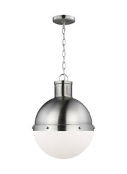 Visual Comfort Studio 6577101EN3-962 Hanks One Light Pendant, Brushed Nickel Main Image.jpg