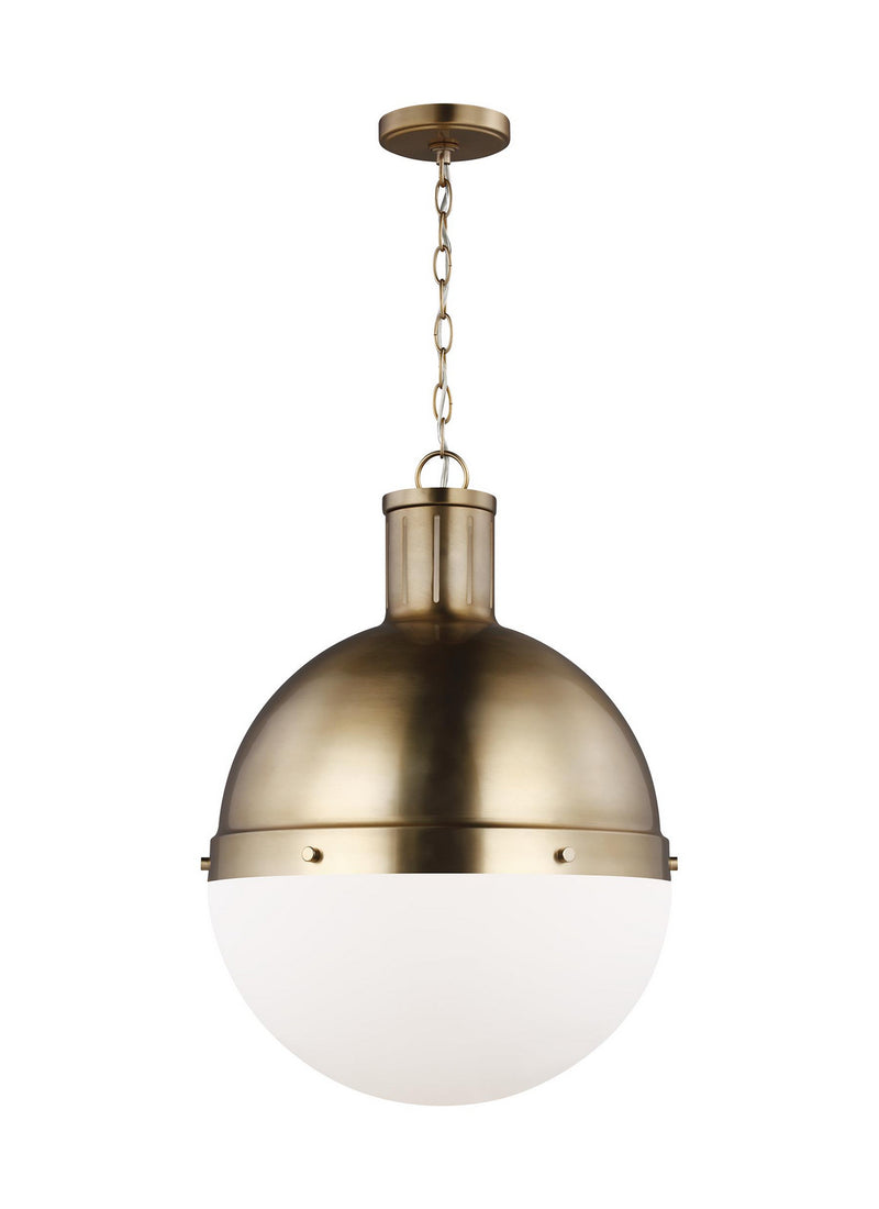 Visual Comfort Studio 6677101-848 Hanks One Light Pendant, Satin Brass Main Image.jpg