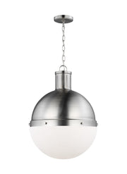 Visual Comfort Studio 6677101-962 Hanks One Light Pendant, Brushed Nickel Main Image.jpg