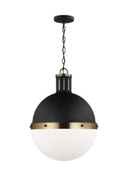 Visual Comfort Studio 6677101EN3-112 Hanks One Light Pendant, Midnight Black Main Image.jpg