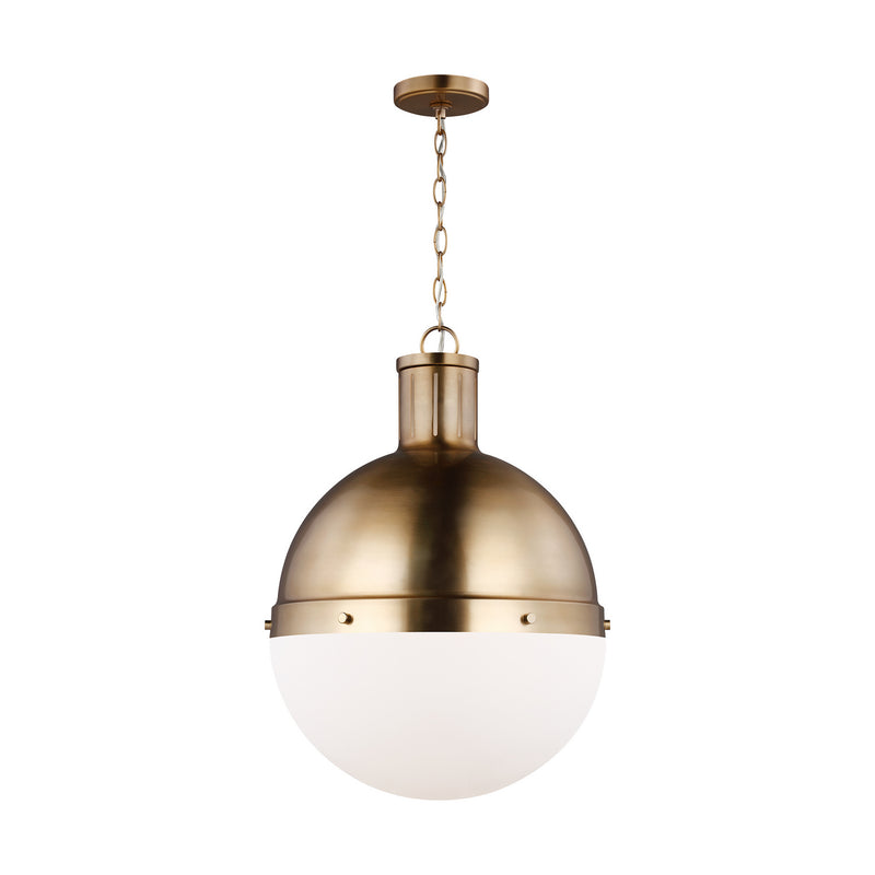 Visual Comfort Studio 6677101EN3-848 Hanks One Light Pendant, Satin Brass Main Image.jpg