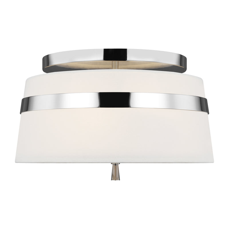 Visual Comfort Studio AF1143PN Cordtlandt Three Light Semi-Flush Mount, Polished Nickel Main Image.jpg
